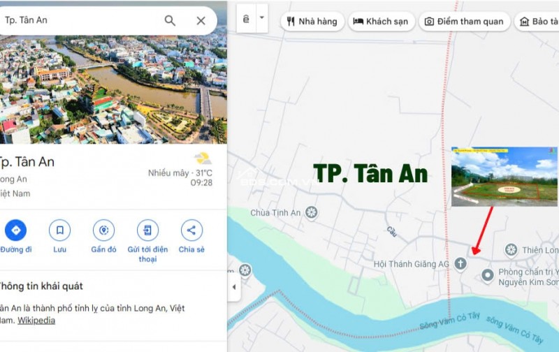 BÁN GẤP LÔ ĐẤT 2 MẶT TIỀN - NGAY CẠNH TP. TÂN AN – GIÁ CHỈ HƠN 5 TRIỆU/M² (CHỈ 1.250 TỶ)