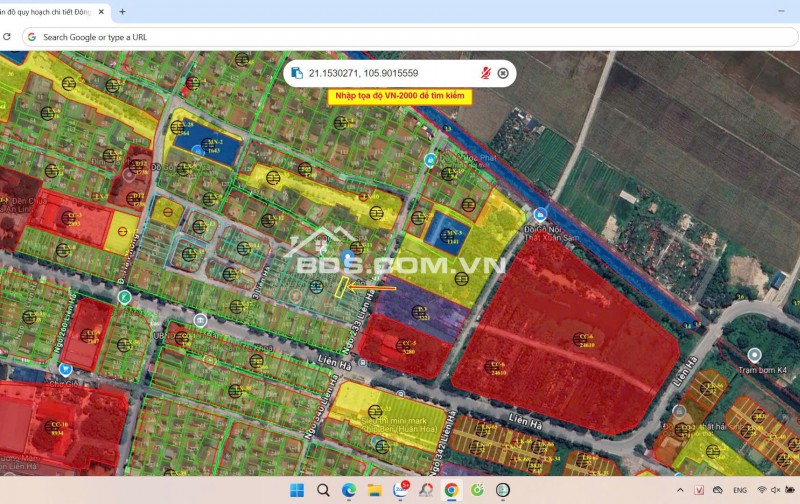 Chính chủ gửi bán 100m2 đấu giá X4 Hà Phong, Liên Hà, Đông Anh, gần 2 đại dự án lớn của Vin