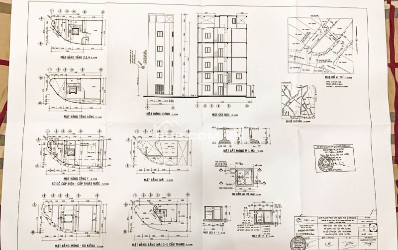 CHDV cao cấp xây mới 3 Mặt Tiền - DT 78m2 - Cho thuê 84tr/tháng - Giá: 15.5 Tỷ - Nguyễn Văn Đậu, P7, Bình Thạnh