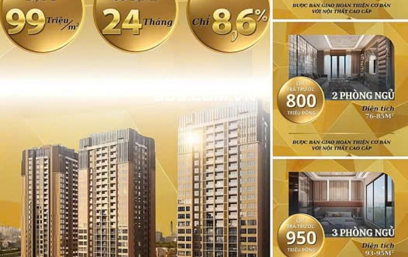 căn hộ The Prive 3 mặt view sông quân 2