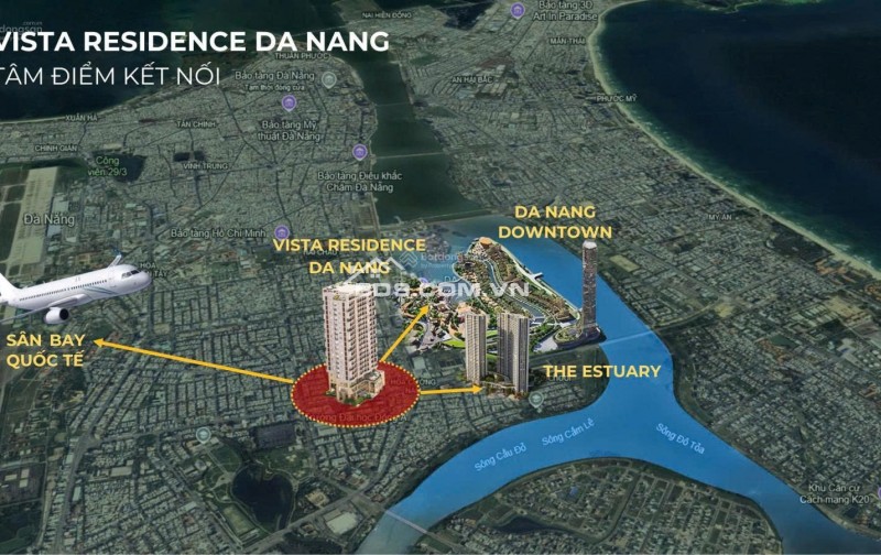 Suất ngoại giao duy nhất căn hộ Vista Đà Nẵng view sông Hàn pháo hoa đẹp nhất, giá rẻ nhất