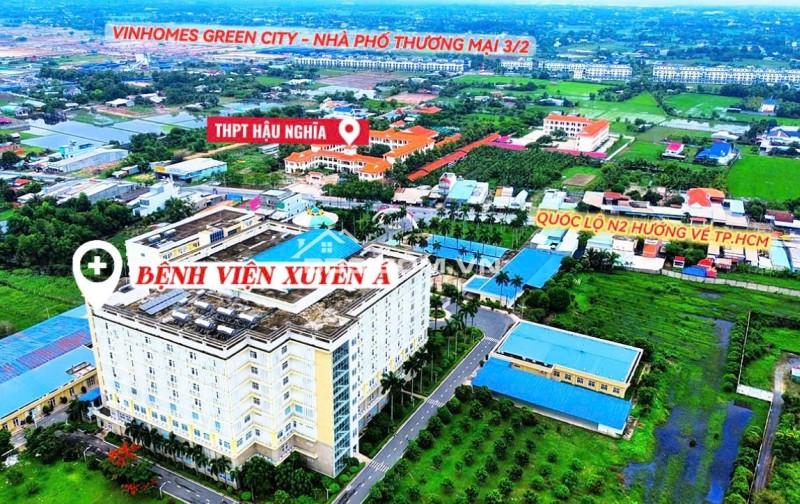 Đất thổ SHR 220m2 tại đường 3/2 Thị trấn Hậu Nghĩa , Long an