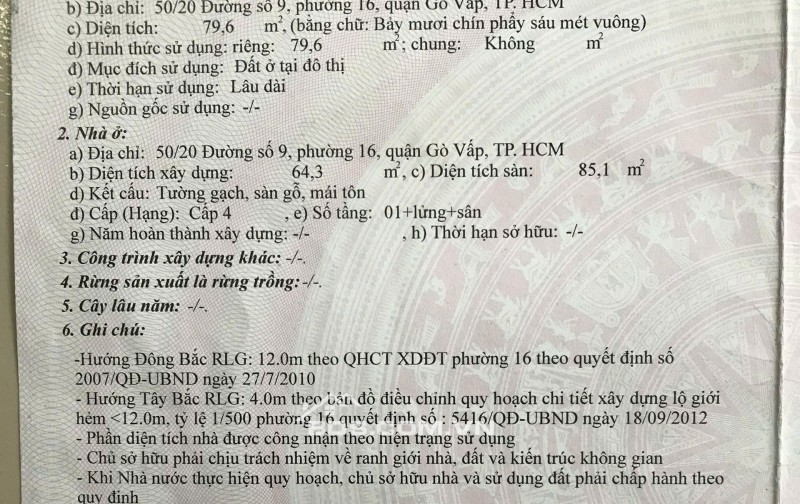 Chính chủ cần bán gấp nhà cấp 4 ngay sau trường Tiểu học Võ Thị Sáu