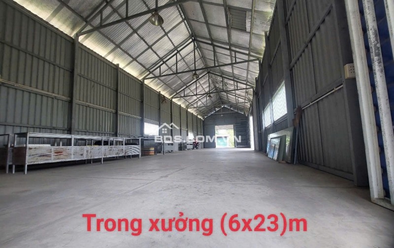 nhà xưởng mới + đất trồng cây xung quanh