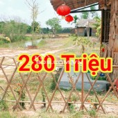 280 Triệu sang Tên 1000m2 có Thổ Cư, Gần DT 818, mỗi tháng trả thêm 3 triệu