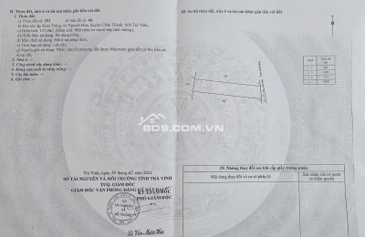 Bán 2 Lô Đất Full Thổ Cư Tại Đường Võ Văn Kiệt, Xóm Trảng, Xã Nguyệt Hóa, Huyện Châu Thành, Trà Vinh