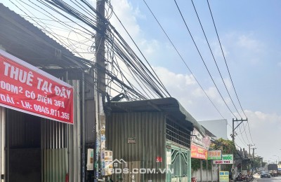 Cho thuê nhà xưởng 211m2 mặt tiền đường Trần Quang Diệu Dĩ An BD