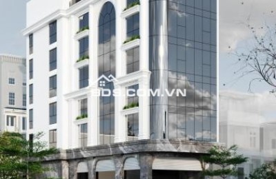 Cho Thuê Tòa Văn Phòng 9 Tầng Xây Mới MP Trung Liệt – Thái Hà, Vị Trí Lô Góc ,DT 267m2. Giá 290 Triệu/tháng