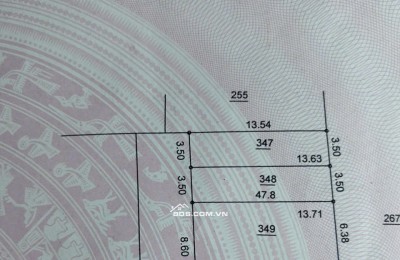 Bán gấp lô đất nền tuyệt đẹp 47.8m2 Biên Giang-Hà Đông.
