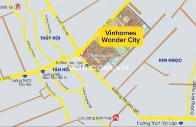 Vinhomes Wonder City -Đan Phượng, Căn ngoại giao,rẻ nhất 96m2,đường 11m,giá bán 17.2 tỷ,thêm quà ++