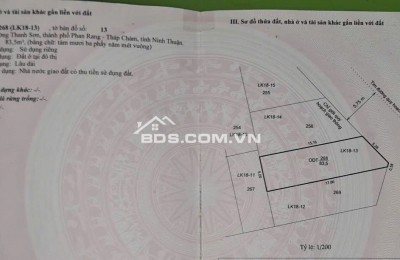 BÁN LÔ ĐẤT83,5M2 NGANG 5,28 GẦN CHUNG CƯ HACOM