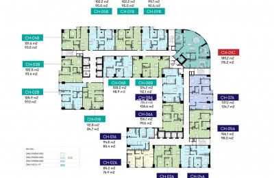 Blue Gem Pháp Vân 2 ngủ 77 m2 dự kiến chỉ 4,6 tỷ