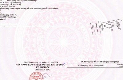 Cơ hội dành cho những ai tìm đất có sổ tại Bình Dương, giá niêm yết, pháp lý minh bạch