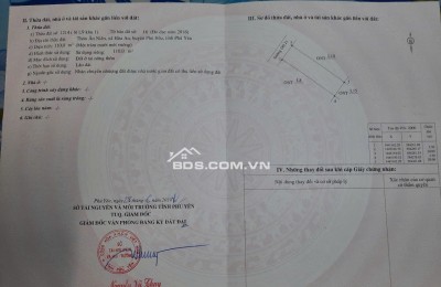 Cần bán lô đất đối diện Trường THCS Hòa An (5.5m x 20m) DH21- Phú Ân-Hòa An-Phú Yên