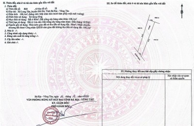 CHÍNH CHỦ CẦN BÁN -188m2 mặt tiền đường nhựa ( 80m2 thổ cư) nở hậu