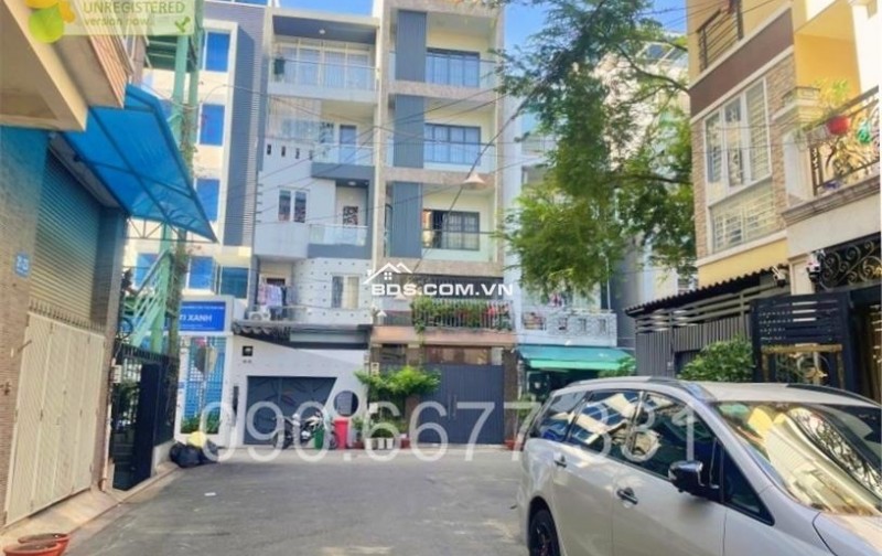 ‼ Khu vip hẻm siêu đẹp - ô tô đỗ cổng - 5 tầng 75m2 chỉ 10.X tỷ