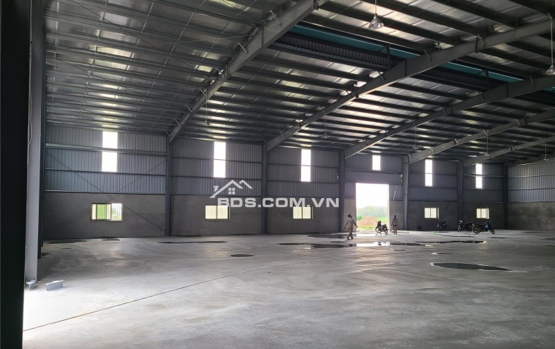 Cho thuê kho xưởng tạiTừ Sơn, Bắc Ninh diện tích 600m2 kết cấu Zamin mới 100%