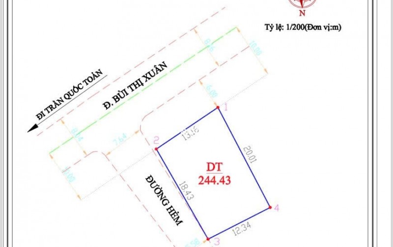 Chính Chủ Bán Nhà Phố Căn Góc 2 Mặt Tiền 14Bis Bùi Thị Xuân, Phường 2, Thành Phố Đà Lạt, Lâm Đồng.
