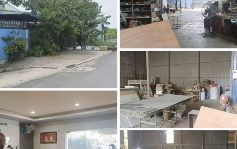Cho thuê nhà xưởng sd 800m2 gần chợ Vườn Lài Quận 12
