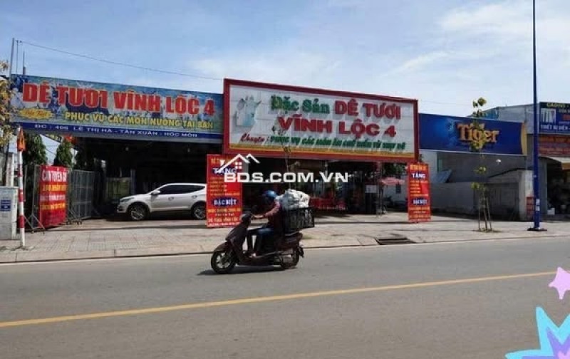Bán nhà mặt tiền full thổ cư 24x78m giá 115 tỷ Đường Lê Thị Hà