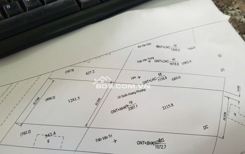 BÁN ĐẤT MẶT TIỀN TẠI PHƯỜNG CƯ BAO, DT: 1,928M2, SHR, 9 TỶ, LH 0815462039