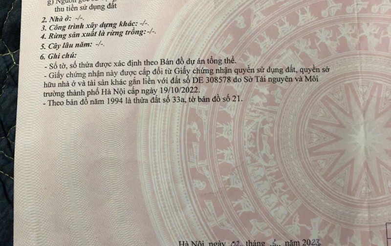 Bán đất An Dương Vương, Phú Thượng, Tây Hồ với diện tích 40m2, giá 7 tỷ VND.