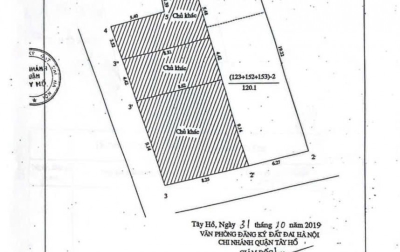 Bán gấp đất tại Phú Thượng, Tây Hồ, Hà Nội, 13,2 tỷ, 50 m2