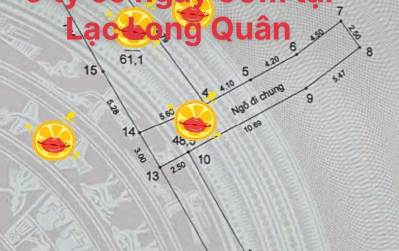 BánLạc Long Quân, 9 tỷ, 60m2, view đẹp, pháp lý đầy đủ