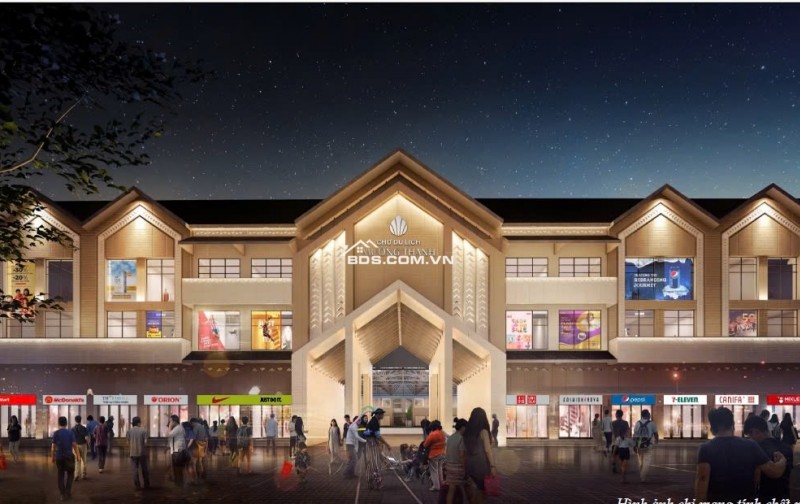 Ki ốt và shophouse dự án Chợ du lịch MƯỜNG THANH , tp Điện Biên Phủ