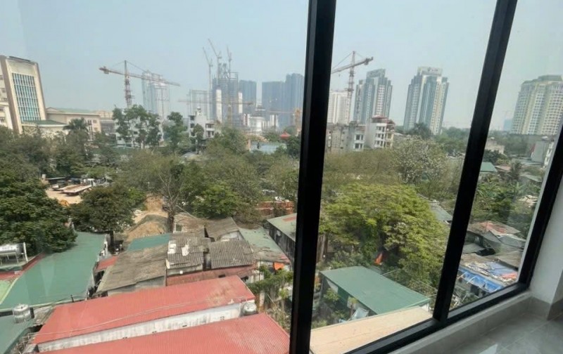 Bán nhà Xuân Đỉnh, sát phố, giá đẹp, thang máy  - dt: 33m2, 7 Tầng thang máy, 5 bước ra ô tô tránh, view triệu đô  - Thiết kế hiện đại, mt bề thế