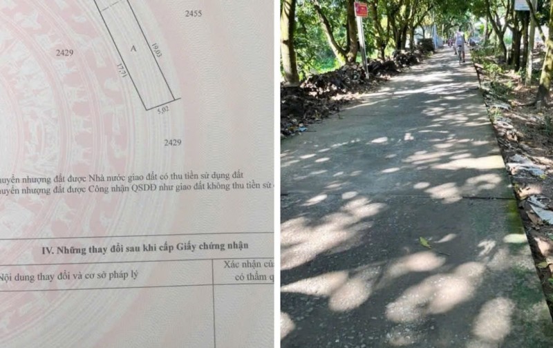 Bán nền thổ cư đường Nguyễn Thị Đầm, xã Hoà An, TP Cao Lãnh