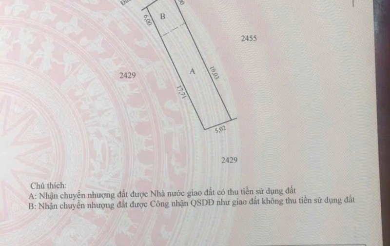 Bán nền thổ cư đường Nguyễn Thị Đầm, xã Hoà An, TP Cao Lãnh