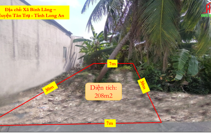  CHÍNH CHỦ CẦN BÁN ĐẤT Ở TÂN TRỤ – LONG AN, GIÁ CHỈ 5 TRIỆU/M²!