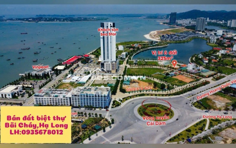 BÁN Ô ĐẤT BIỆT THỰ TẠI KHU ĐÔ THỊ MỚI CÁI DĂM, HẠ LONG