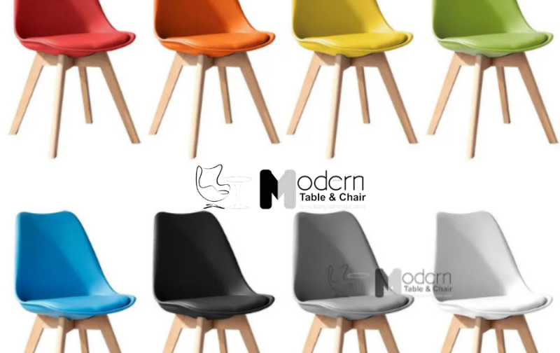 GHẾ ĂN LƯNG NHỰA NỆM PVC CHÂN GỖ DSW-P1 Ở HCM GIÁ RẺ, GHẾ ĐẸP BỀN CHO MỌI KHÔNG GIAN
