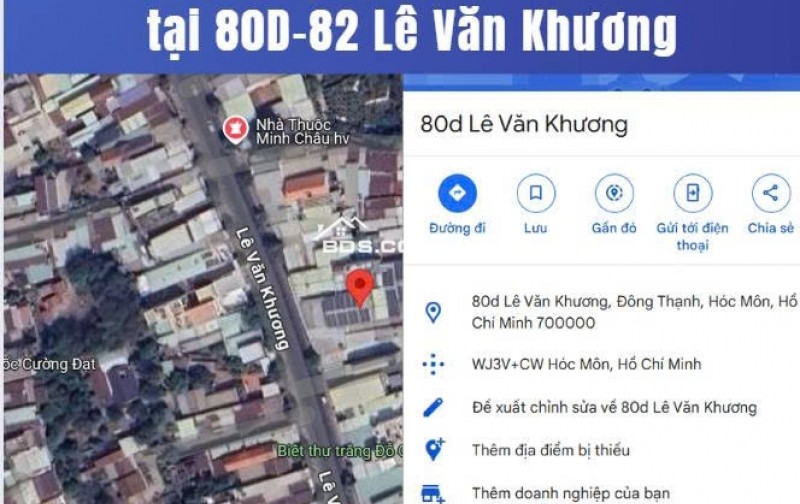 CẢNH BÁO KHÔNG MUA BÁN ĐẤT 397 80d 82 Lê Văn Khương,Đông Thạnh,Hóc Môn, TP HCM
