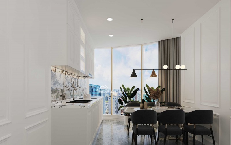 CĂN HỘ 113,1M² QMS TOP TOWER – KHÔNG GIAN SỐNG RỘNG RÃI CHO GIA ĐÌNH LỚN – FULL NỘI THẤT CAO CẤP