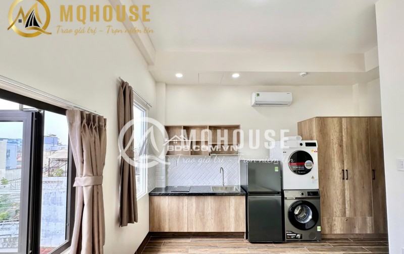 HT Căn Hộ Dịch Vụ Sudio Bancol Tách Bếp Full NT Đường Nguyễn Hữu Cảnh