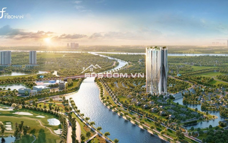 Chung cư The Fibonan Trong KĐT Ecopark, KĐT Ecopark cạnh biệt thự Vườn Mai, đường Phố Cúc thuộc giai đoạn 1 của dự án Ecpark