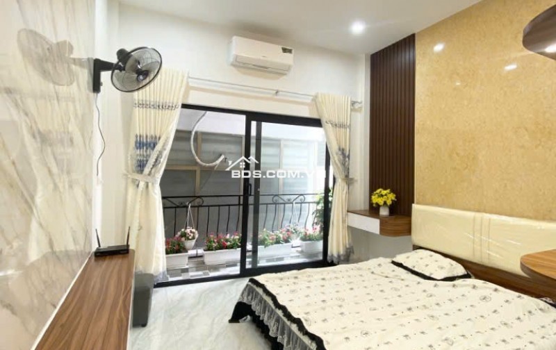 BÁN NHÀ SIÊU ĐẸP BÙI XƯƠNG TRẠCH  45M, 5 TẦNG, NGÕ THÔNG THOÁNG 8.XX TỶ
