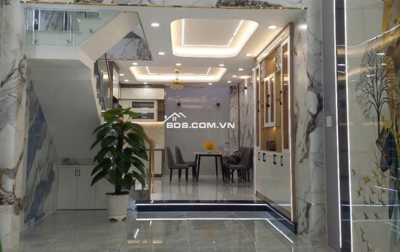 NHÀ MỚI 100%  TÂN CHÁNH HIỆP 5 LẦU 4PN  CHỖ ĐỂ XE HƠI NHỈNH 6 TỶ