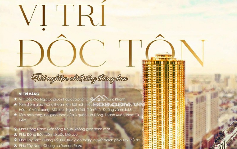 Mở bán căn hộ cao cấp tại chung cư QMS TOP TOWER - TÓ HỮU
