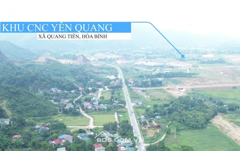 BÁN LÔ ĐẤT 3160m2 MẶT ĐƯỜNG CAO TỐC HÒA LẠC HÒA BÌNH, XÃ QUANG TIẾN, HÒA BÌNH, GIÁ CHỈ 10,5tr/m2