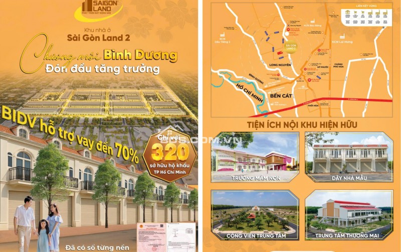 SỞ HỮU NGAY LÔ ĐẤT NỀN ĐẸP GIỮA LÒNG BÀU BÀNG – CHỈ TỪ 1,05 TỶ/NỀN