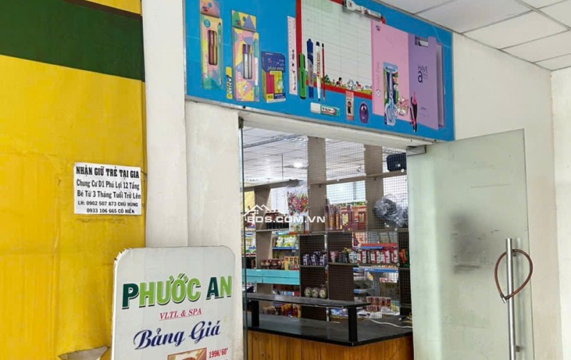  1 tỷ 950 - CC D1 KDC Phú Lợi P7 Q8, 2PN 71,9m2 SHR lâu dài, thang máy thẻ từ, tặng nội thất 