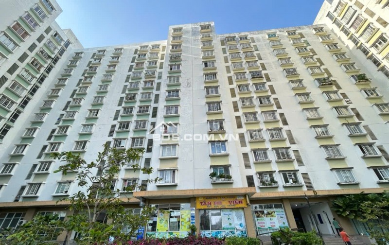  1 tỷ 950 - CC D1 KDC Phú Lợi P7 Q8, 2PN 71,9m2 SHR lâu dài, thang máy thẻ từ, tặng nội thất 
