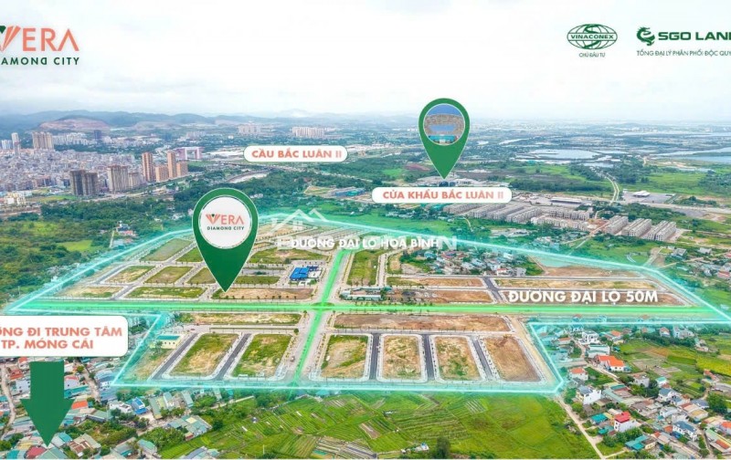 ĐẤT NỀN MÓNG CÁI - TÂM ĐIỂM ĐÓN SÓNG ĐẦU TƯ MỚI – 80M2 MT6M CHỈ 29TR/M2. LH:0353561379.