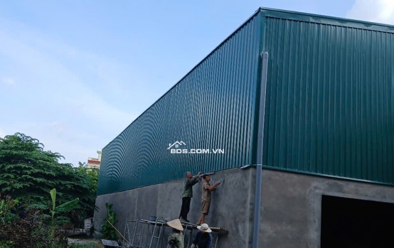 Cho thuê kho xưởng tạiTừ Sơn, Bắc Ninh diện tích 600m2 kết cấu Zamin mới 100%