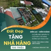  CẦN BÁN 3 LÔ ĐẤT TRUNG TÂM DIÊN LẠC – DIÊN KHÁNH – TẶNG NHÀ HÀNG XÂY DỰNG 700 TRIỆU!