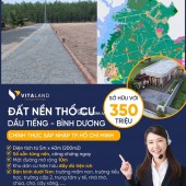 Đất nền phân lô Dầu Tiếng, Bình Dương chỉ 250 triệu, 200m2, sổ sẵn từng nền
